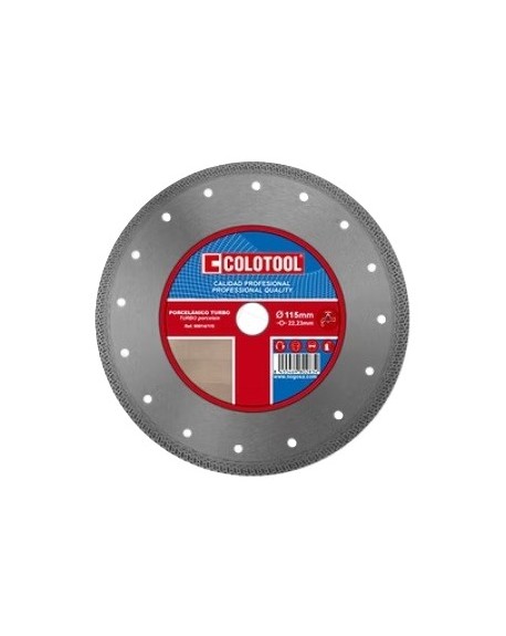 Disco de Corte Porcelánico Turbo COLOTOOL NOGOSA