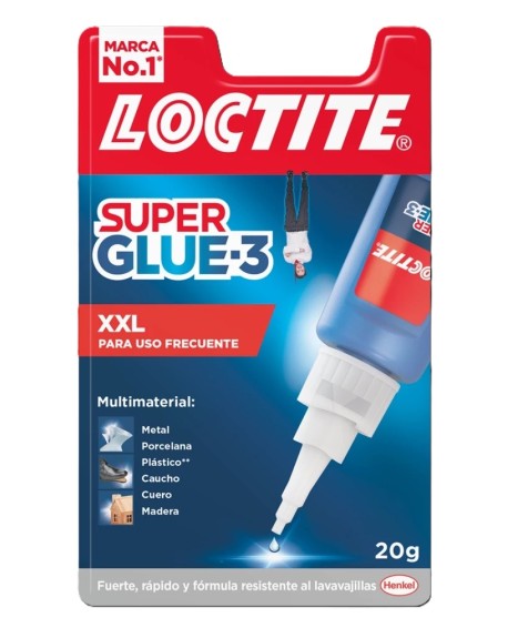 Adhesivo Loctite Super Glue 3 XXL HENKEL