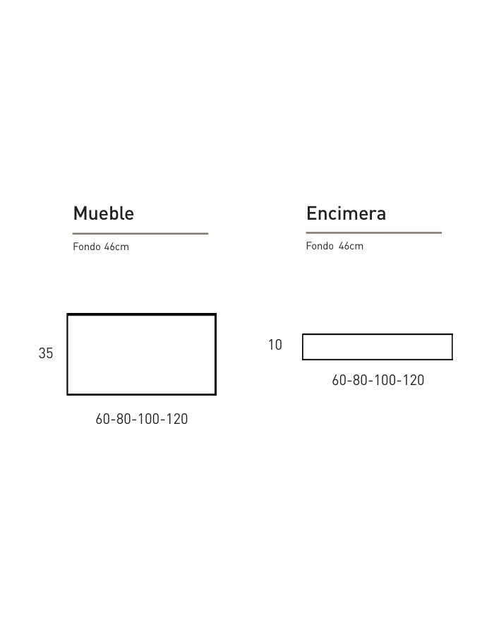 Mueble de Baño Nomad Roble Costa VISOBATH