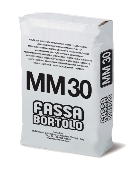 Mortero Cementoso Mampostería MM30