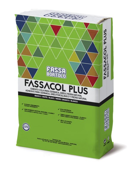 Fassacol Plus Blanco C2TE 25 Kg FASSA