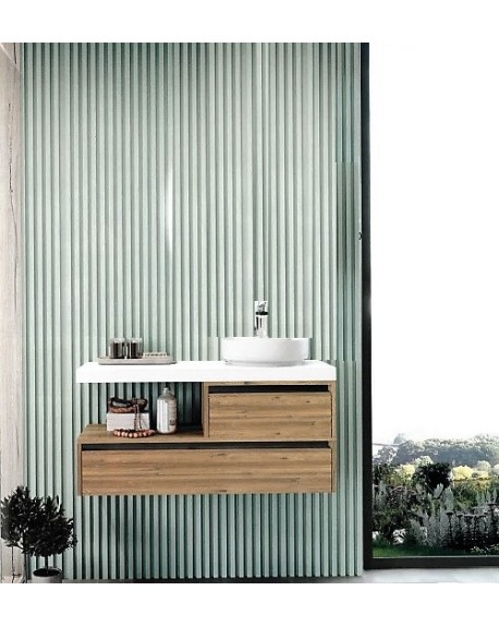 Mueble de Baño Sensi-Sueve Cartagena/Negro INVE