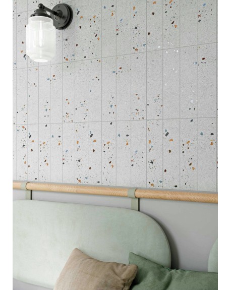 Azulejo Pasta Blanca Terrazo 7,5x30 MAYOLICA