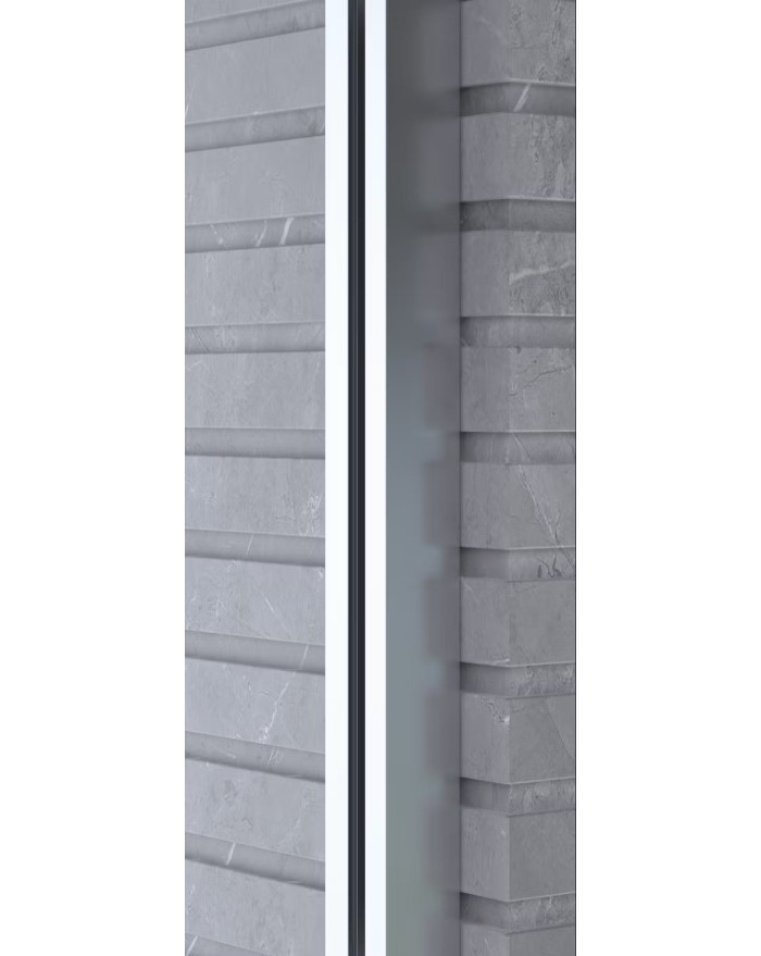 Mampara Angular Ducha Iguazú 2 Fijos + 2 Correderas DOCCIA