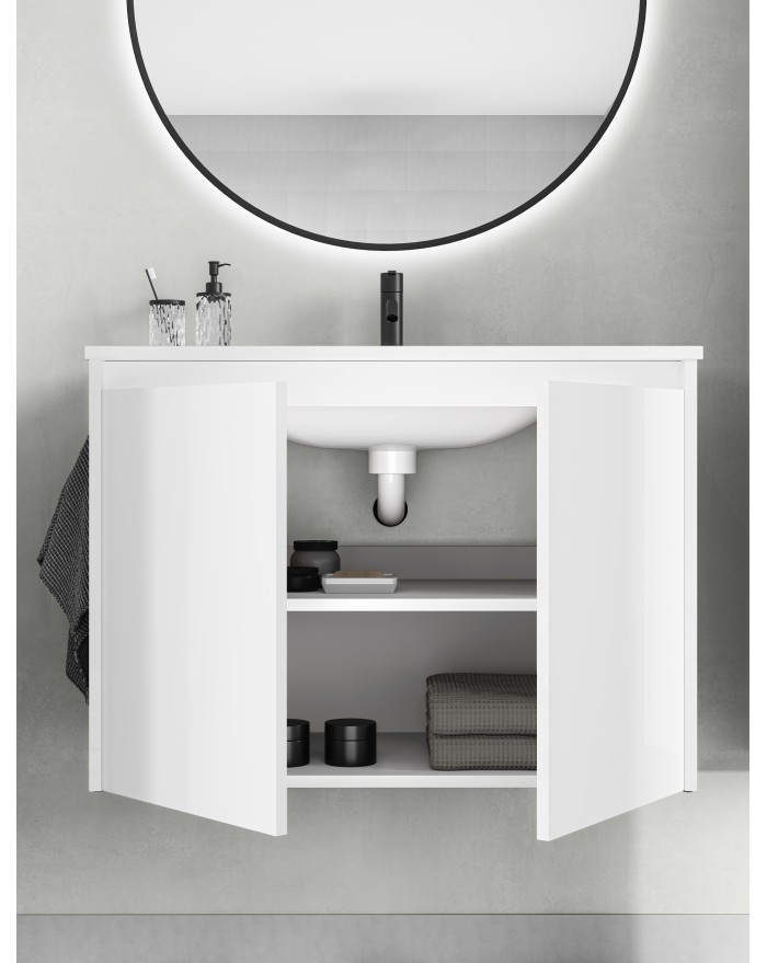 Sansa Conjunto 2P 80 Blanco Brillo