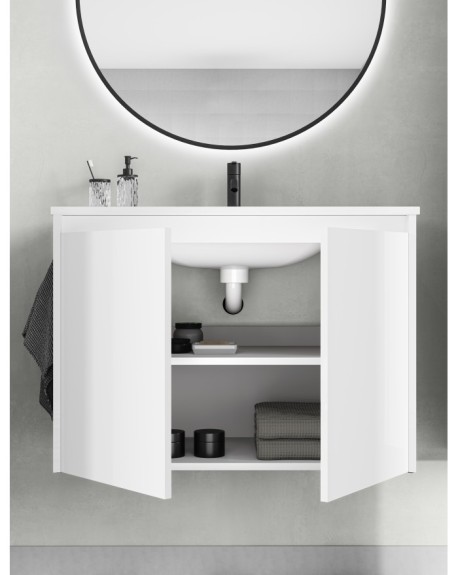 Sansa Conjunto 2P 80 Blanco Brillo