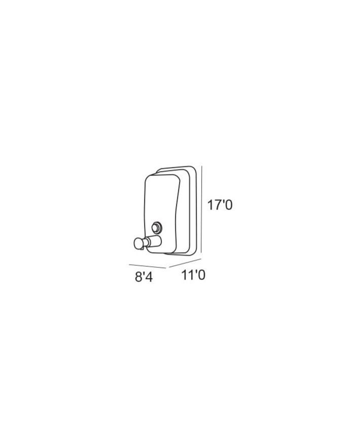 Dosificador de Pared Inox Manillons Torrent