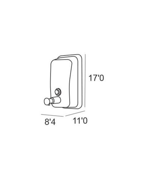 Dosificador de Pared Inox Manillons Torrent