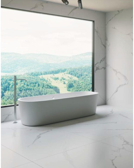 Suelo Porcelánico Pune Blanco Satinado 100x100 ALAPLANA